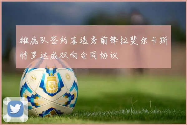雄鹿队签约落选秀前锋拉斐尔卡斯特罗达成双向合同协议