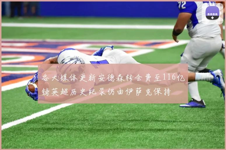 各大媒体更新安德森转会费至116亿镑英超历史纪录仍由伊萨克保持